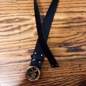 Michael Kors Logo Buckle Belt